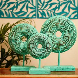 #TurquioseRusticRounds