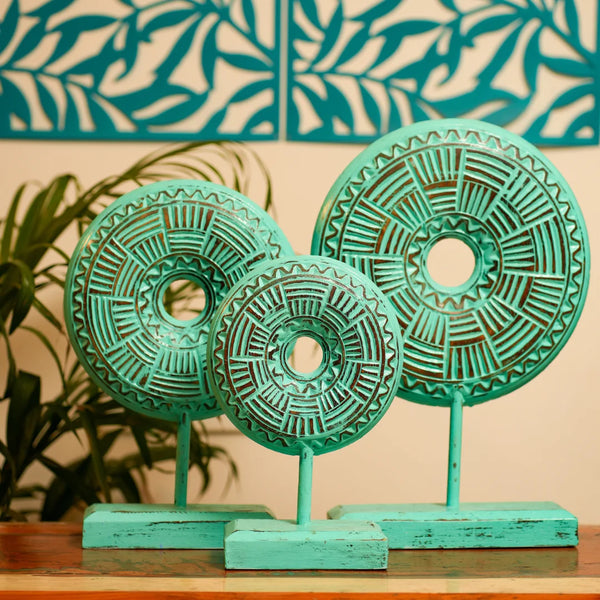 #TurquioseRusticRounds