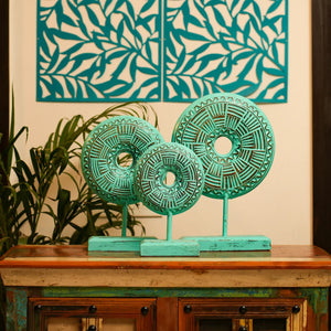 #TurquioseRusticRounds