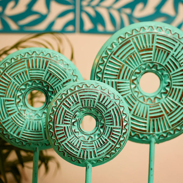 #TurquioseRusticRounds