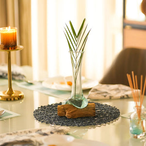 TIMBER KALA'S FLOWER VASE FLOWER GLASS ROOTS FOR DECOR