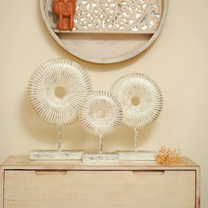 #SilverShineRusticRoundDonut