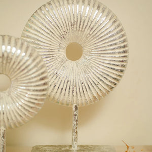 #SilverShineRusticRoundDonut