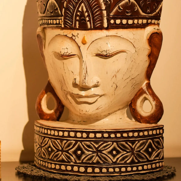 #WhiteSamsaraBuddhaWithBase