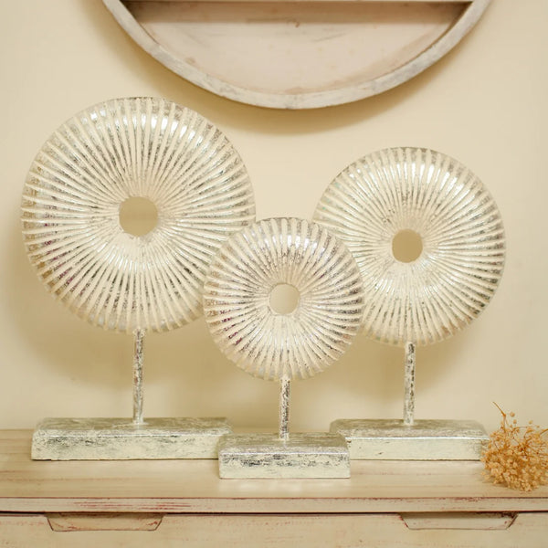 #SilverShineRusticRoundDonut