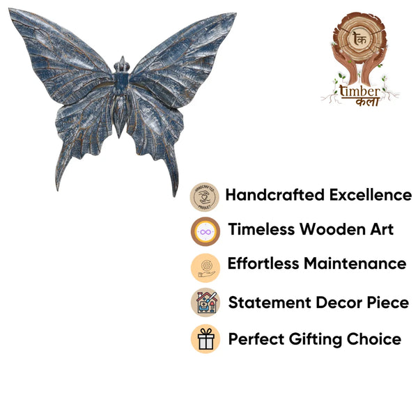 #BlueWashButterflyWings