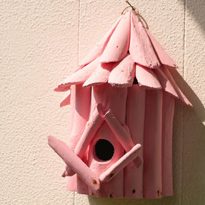 #PinkMountingBirdHouse