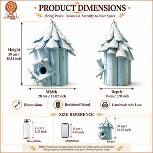 #BlueMountingBirdHouse