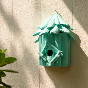 #TurquoiseMountingBirdHouse