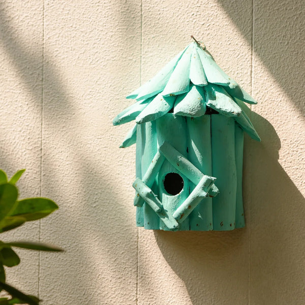 #TurquoiseMountingBirdHouse