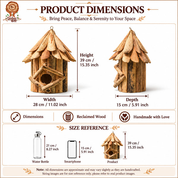 #NaturalMountingBirdHouse