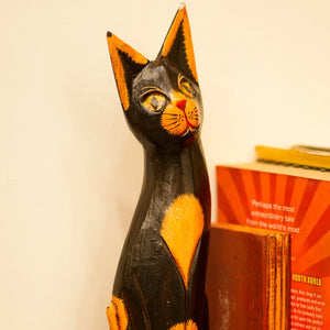 TIMBER KALA'S CAT BOOKENDS FOR DECOR