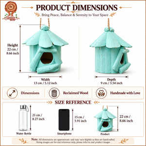 #TurquoiseBirdHouse