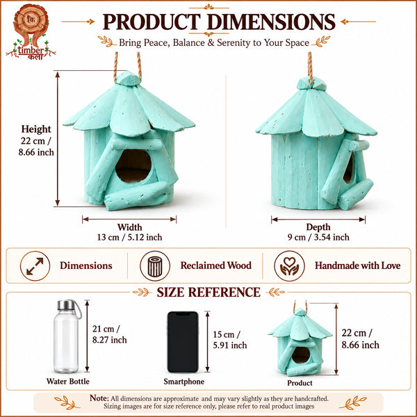 #TurquoiseBirdHouse