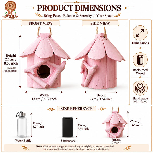 #PinkBirdHouse