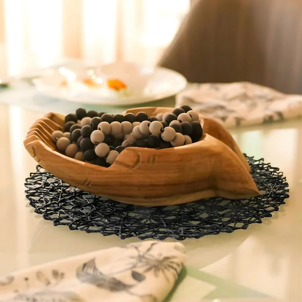 TIMBER KALA'S WOODEN ANJALI FOR DECOR