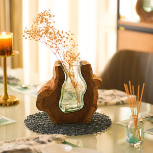 TIMBER KALA'S MEDIUM VALLEY CURVE GLASS ROOTS FOR DECOR