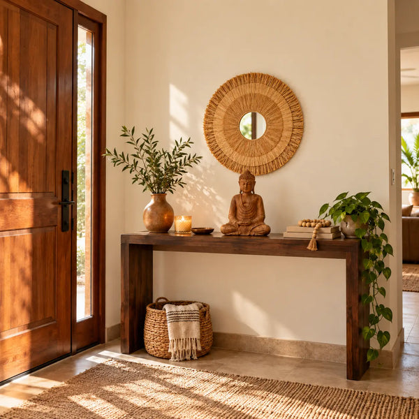 TIMBER KALA'S DHYAANA BUDDHA WITH GRASSWOOD FUSION FOR DECOR