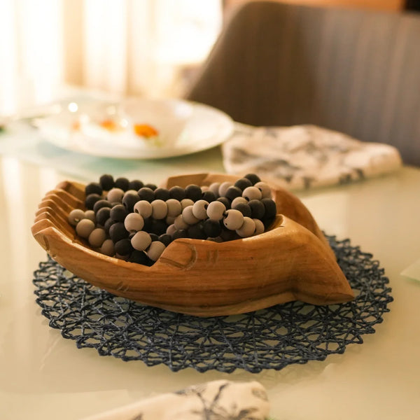 TIMBER KALA'S WOODEN ANJALI FOR DECOR