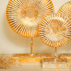 #GoldRusticRoundDonut