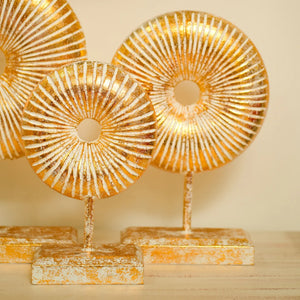 #GoldRusticRoundDonut