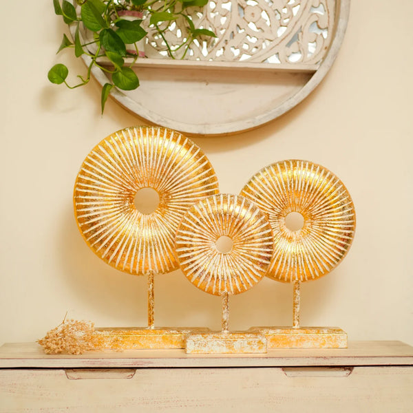 #GoldRusticRoundDonut