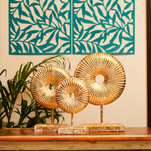 #GoldRusticRoundDonut