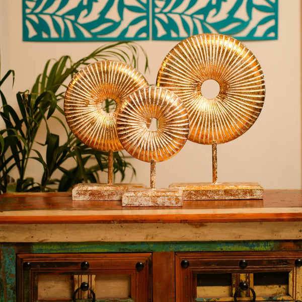 #GoldRusticRoundDonut