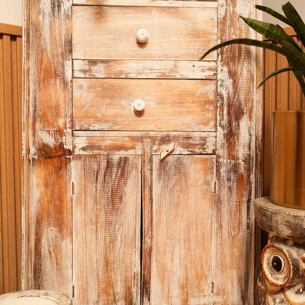 #WhiteWashWineRack