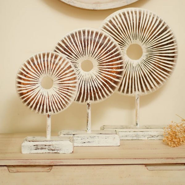 #WhiteRusticRoundDonut