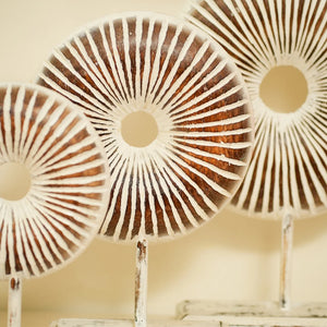 #WhiteRusticRoundDonut