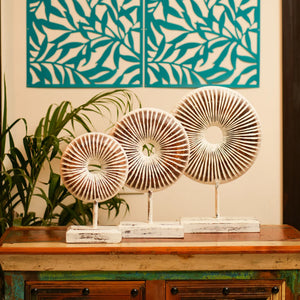 #WhiteRusticRoundDonut