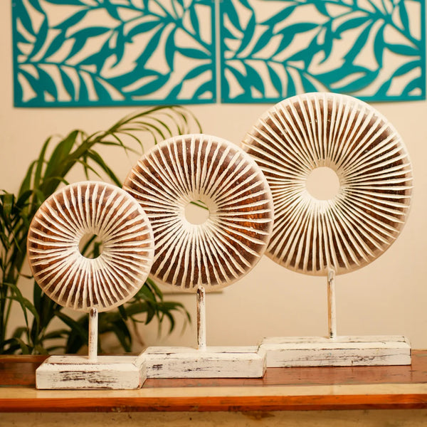 #WhiteRusticRoundDonut