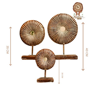 #NaturalGoldenRusticRoundDonut