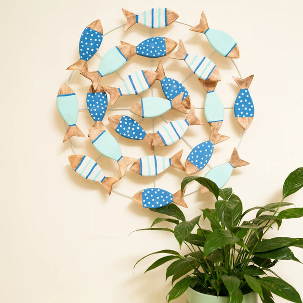 TIMBER KALA'S FISH KIDS ROOM SCHOOL OF FISH FOR DECOR