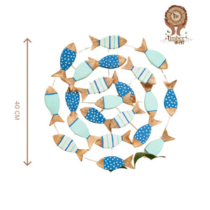 TIMBER KALA'S FISH KIDS ROOM SCHOOL OF FISH FOR DECOR