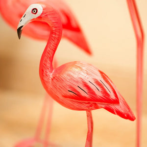 TIMBER KALA'S PINK FLAMINGO FUSION FOR DECOR - SET OF 3 PC'S