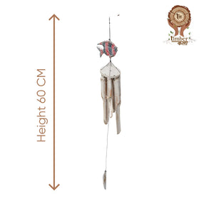 TIMBER KALA’S FISH CELESTIAL CHIMES FOR OUTDOORS