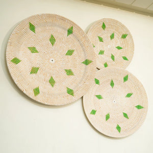 #WhiteGreenDiamondBamboo