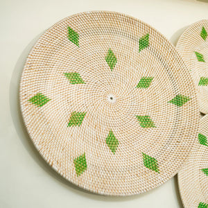 #WhiteGreenDiamondBamboo
