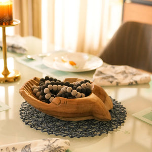 TIMBER KALA'S WOODEN ANJALI FOR DECOR