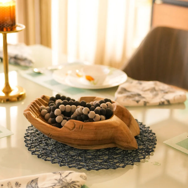 TIMBER KALA'S WOODEN ANJALI FOR DECOR