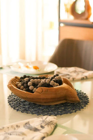 TIMBER KALA'S WOODEN ANJALI FOR DECOR