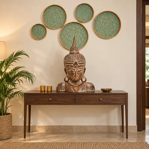 TIMBER KALA'S SAMSARA BUDDHA WITH MANDALA FOR DECOR