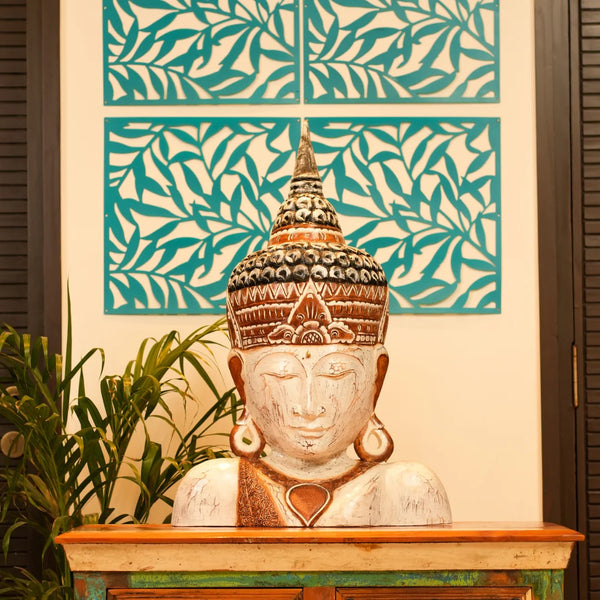 #WhiteBuddhaFace