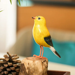 TIMBER KALA'S GOLD FINCH BIRD FOR DECOR