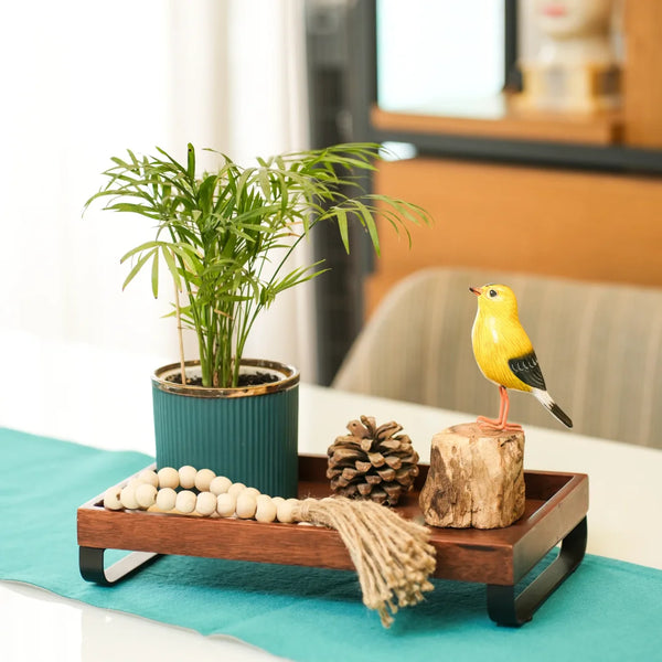 TIMBER KALA'S GOLD FINCH BIRD FOR DECOR