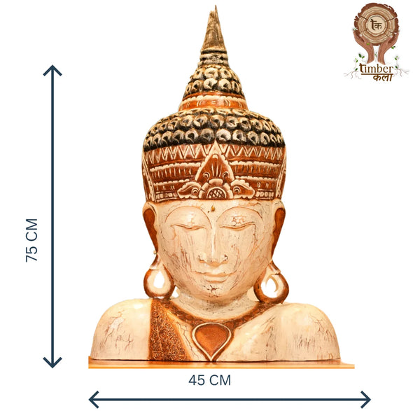 #WhiteBuddhaFace
