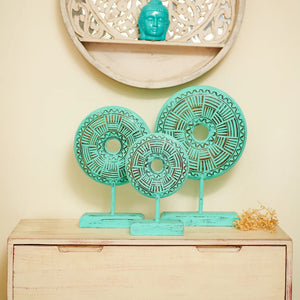 #TurquioseRusticRounds