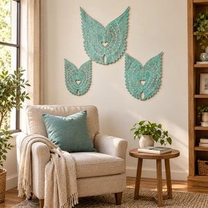 TIMBER KALA’S WINGS SET OF THREE WOODEN WINGS FOR DECOR
